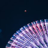 [夜景]【桜木町駅】皆既月食と天皇星食が織りなす夜の横浜